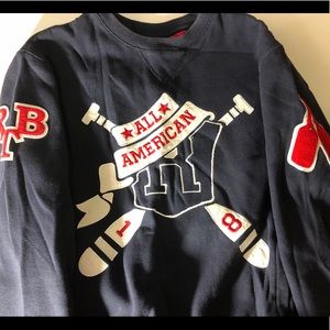 Men’s Crewneck Sweater Rugby American Polo XL Navy